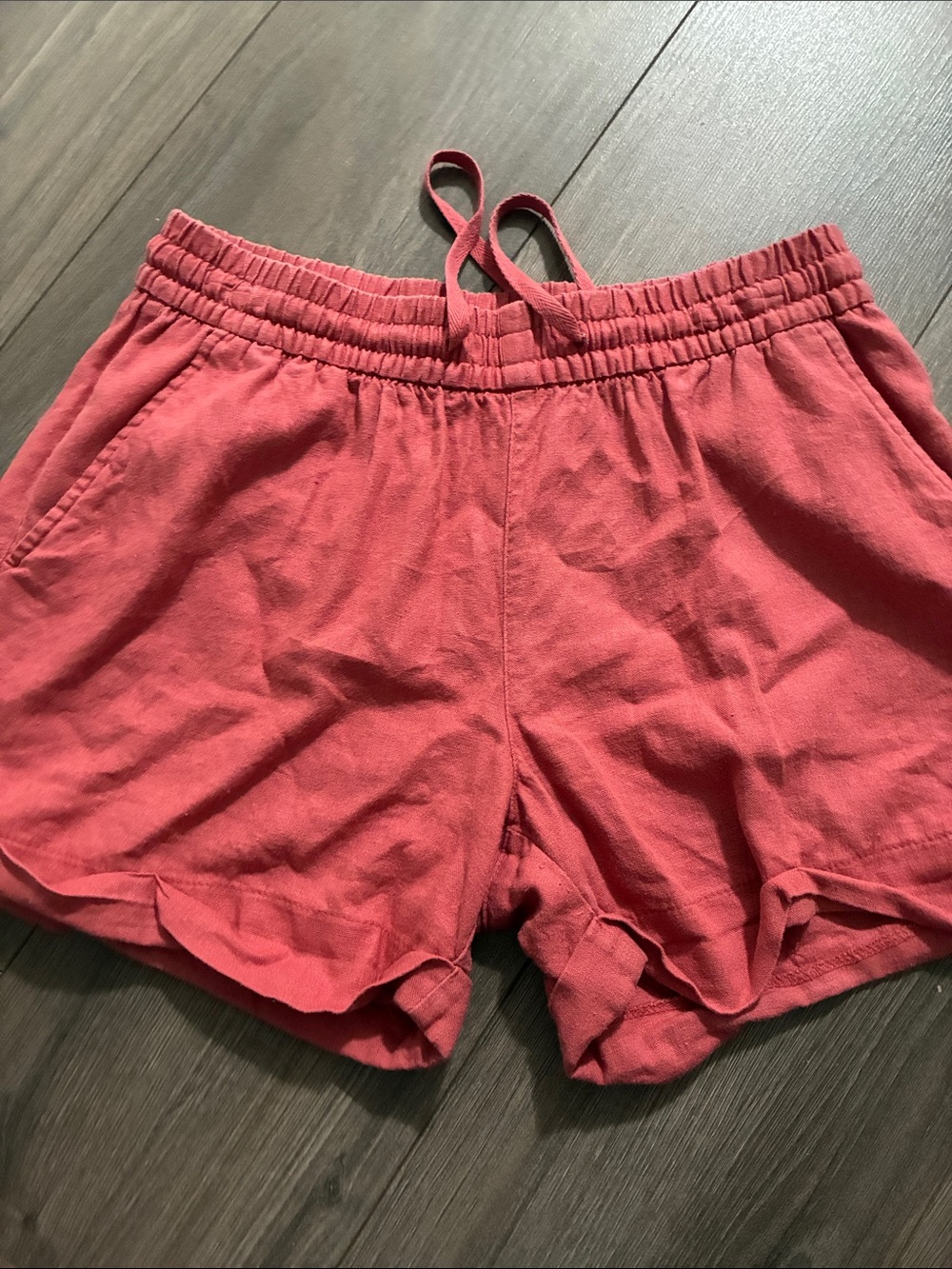 Old Navy Coral Drawstring Athletic Shorts